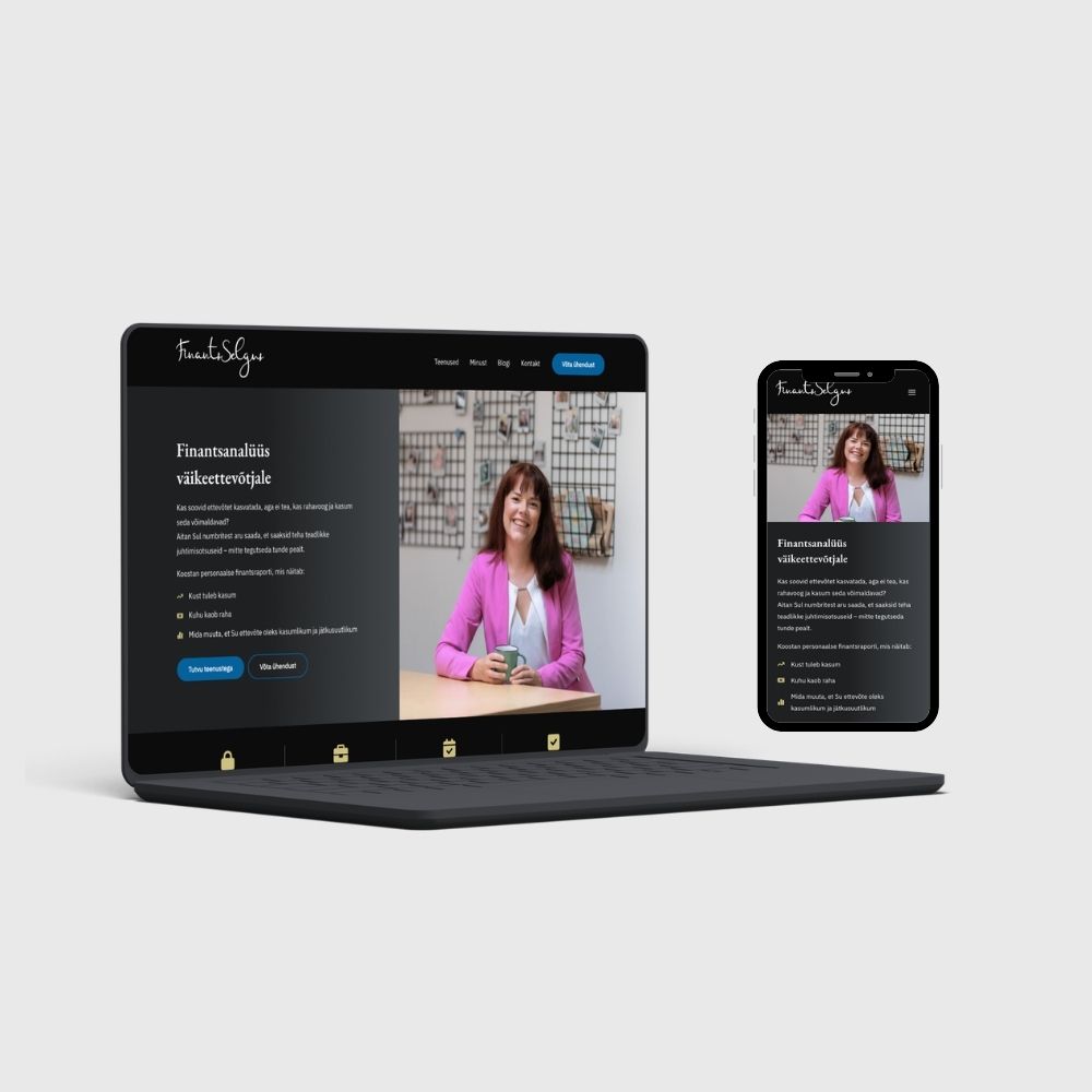 finantsselgus.ee veebilehe ekraanipilt